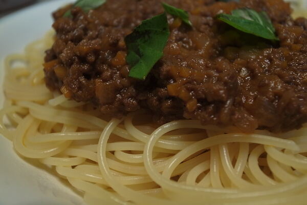 Spaghetti Bolognese mit Fleischsoße