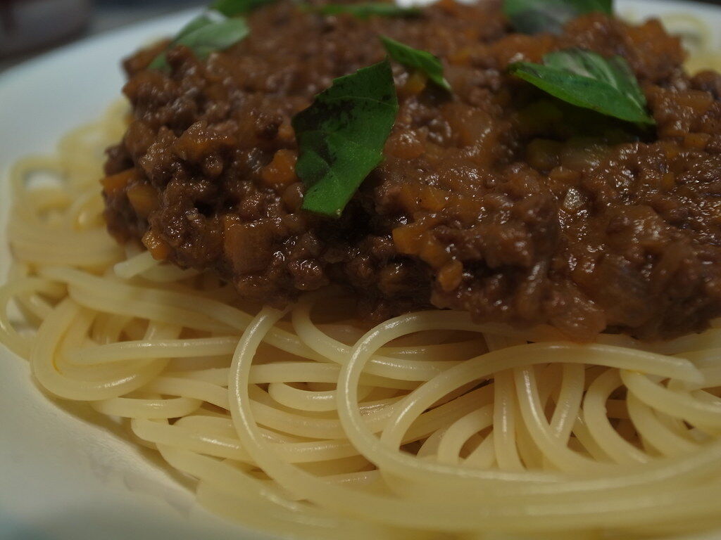 Spaghetti Bolognese mit Fleischsoße